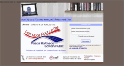 Desktop Screenshot of lesmotspourledire.fr